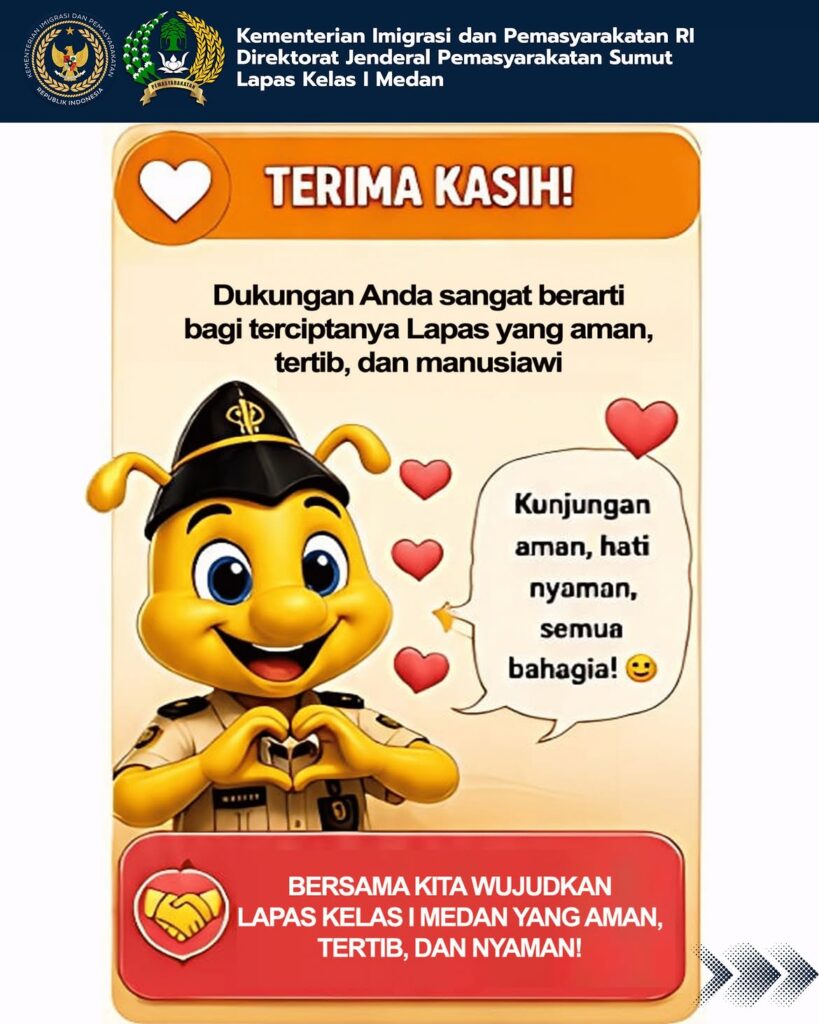 📢 Halo Kedan Lagusta! 👋Mau berkunjung ke Lapas Kelas I Medan Yuk, pahami dulu alur layanan kun (9)